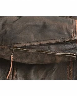 Scully Vintage Lamb Jacket For Men's Black -Scully Shop 082A40 41 D2