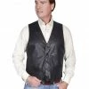 Scully Premium Lamb Leather Vest For Men's Brown -Scully Shop 082B04 89 P1
