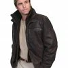 Scully Zip-Out Front & Collar Lambskin Jacket For Men's Brown -Scully Shop 082B06 41 P1