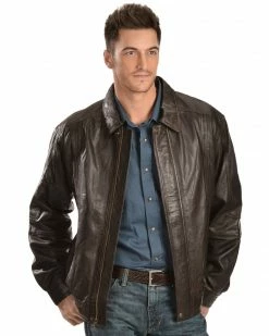 Scully Premium Lambskin Jacket For Men's Cognac -Scully Shop 082B18 47 P1 1