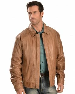Scully Premium Lambskin Jacket - Tall For Men's Chocolate -Scully Shop 082B21 38 P1 1