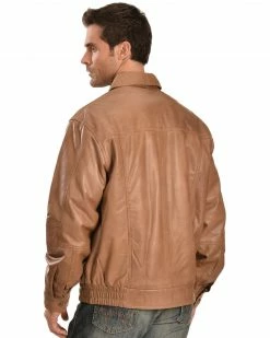 Scully Premium Lambskin Jacket - Tall For Men's Chocolate -Scully Shop 082B21 38 P2