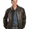 Scully Premium Lambskin Jacket - Tall For Men's Chocolate -Scully Shop 082B22 47 P1