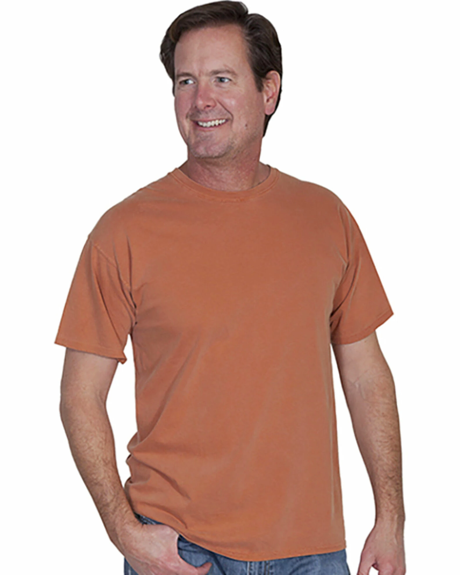 Scully Men's Red Basic Crew Neck T-Shirt 3 Scully Men's Red Basic Crew Neck T-Shirt