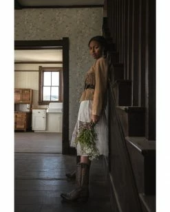 Scully Women's Suede Snap Fringe Jacket  Tan -Scully Shop 2000280470 220 P1 1