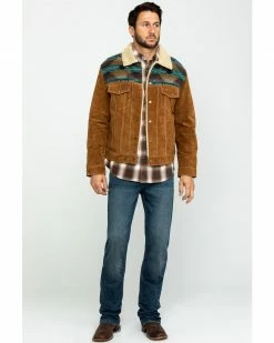 Scully Men's Cafe Brown Boar Suede Jean Jacket -Scully Shop 2000280979 200 P6