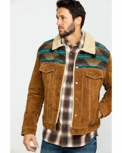 Scully Men's Cafe Brown Boar Suede Jean Jacket - Big  -Scully Shop 2000297263 200 P1 1