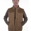 Scully Men's Canvas Vest Tan -Scully Shop 2000329689 280 P1