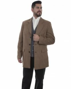 Scully Men's Tan Town Coat -Scully Shop 2000329724 280 P1 1