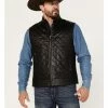 Scully Men's Quilted Leather Vest Black -Scully Shop 2000377886 001 P1