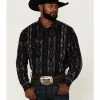 Scully Men's Jacquard Southwestern Stripe Snap Western Shirt  -Scully Shop 2000377901 400 P1