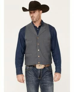 Scully Men's Ranchwear Vest Charcoal