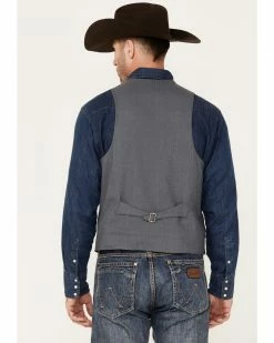 Scully Men's Ranchwear Vest Charcoal -Scully Shop 2000377905 022 P4
