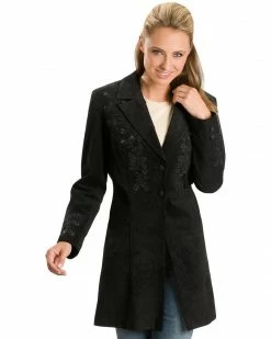 Scully Women's Embroidered Coat Cinnamon -Scully Shop 225959 89 P1