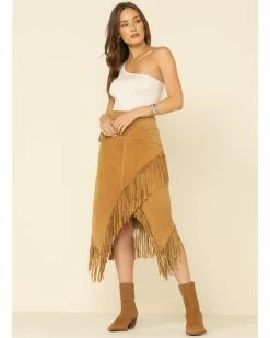 Scully Women's Fringe Skirt Red -Scully Shop 225D49 22 P1 1