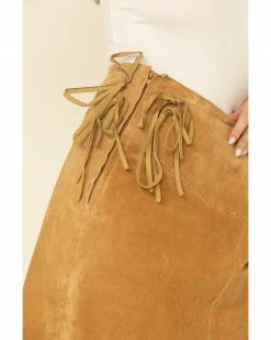 Scully Women's Fringe Skirt Red -Scully Shop 225D49 22 P3