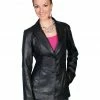 Scully Women's Tailored Lamb Blazer Black