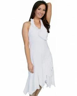 Scully Women's Ruffled Halter Dress Black -Scully Shop 356G49 01 P1