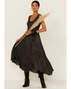 Scully Women's Lace-Up Jacquard Dress Black 19 Scully Women's Lace-Up Jacquard Dress Black -Scully Shop 356H98 022 P1